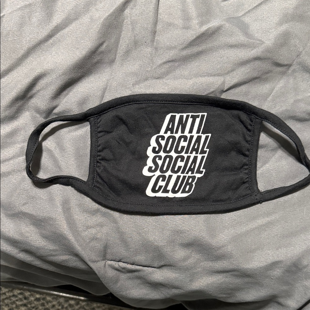 Anti Social Social Club Black and White Mask